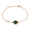 LOUIS VUITTON SUN MALACHITE 1 DIAMOND PINK GOLD BRACELET