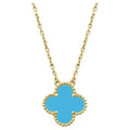 [✨CC💎]CLOVER 15MM VINTAGE TURQUOISE NECKLACE
