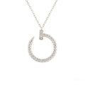CC JUSTE NECKLACE SILVER DIAMONDS