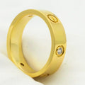 [✨CC💎]LOVE RING 5.5MM 3 DIAMONDS GOLD