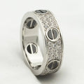 [✨CC💎]LOVE RING 5.5MM DIAMONDS PAVED CERAMIC