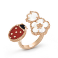 [✨CC💎]LUCKY 3 MOTIF ROSE GOLD RING