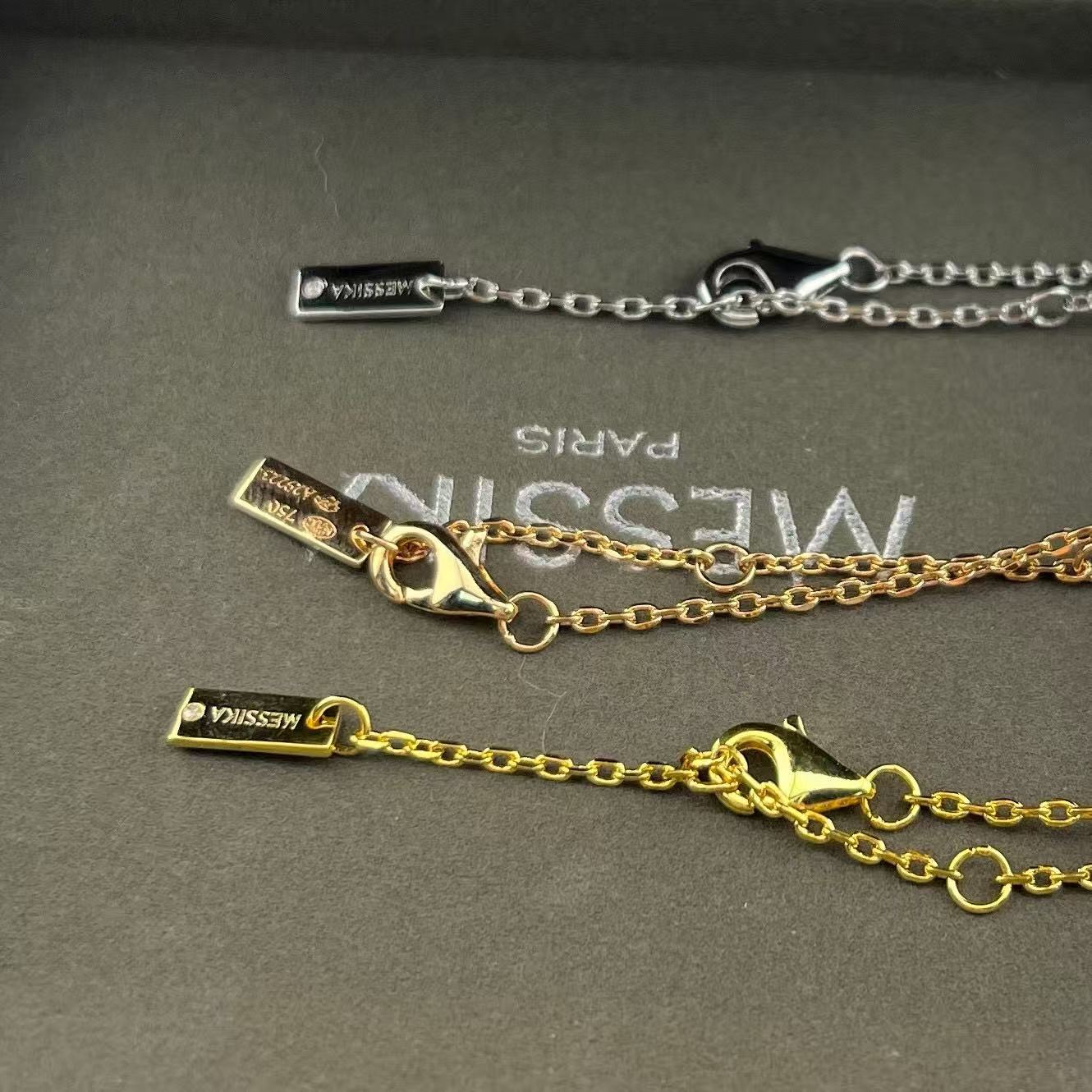 High quality luxury pure silver S925 necklace {with logo} Free Shipping