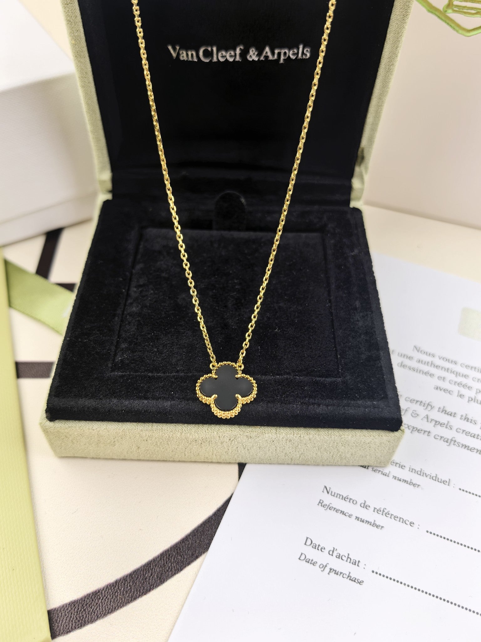 High quality clover luxury pure silver S925 necklace Free Shipping