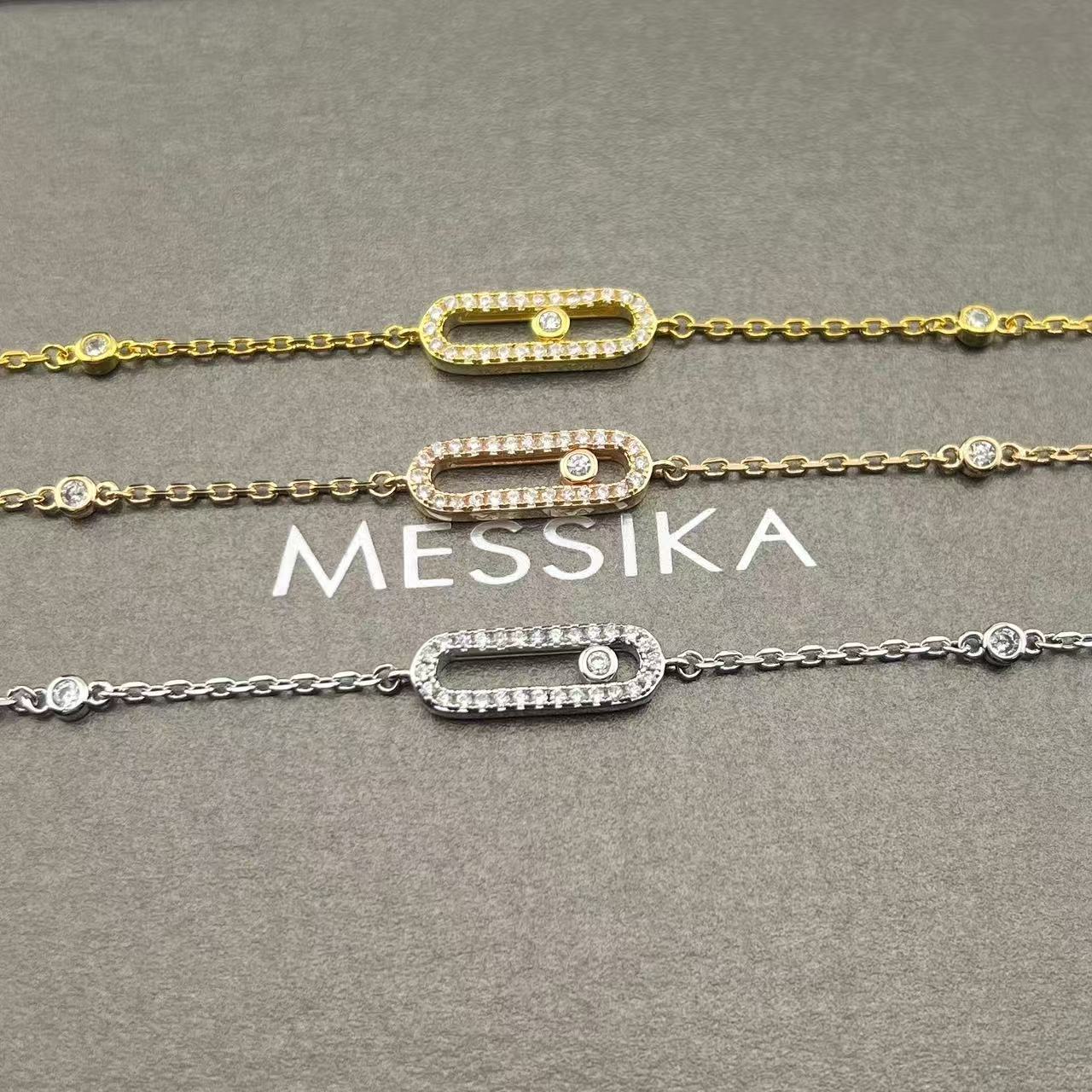 High quality luxury pure silver S925 MOVE bracelet Free Shipping