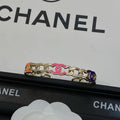 18K CC  -Style Elegant Pendant Bracelet for Women