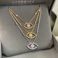 High quality luxury pure silver S925 necklace {with logo} Free Shipping