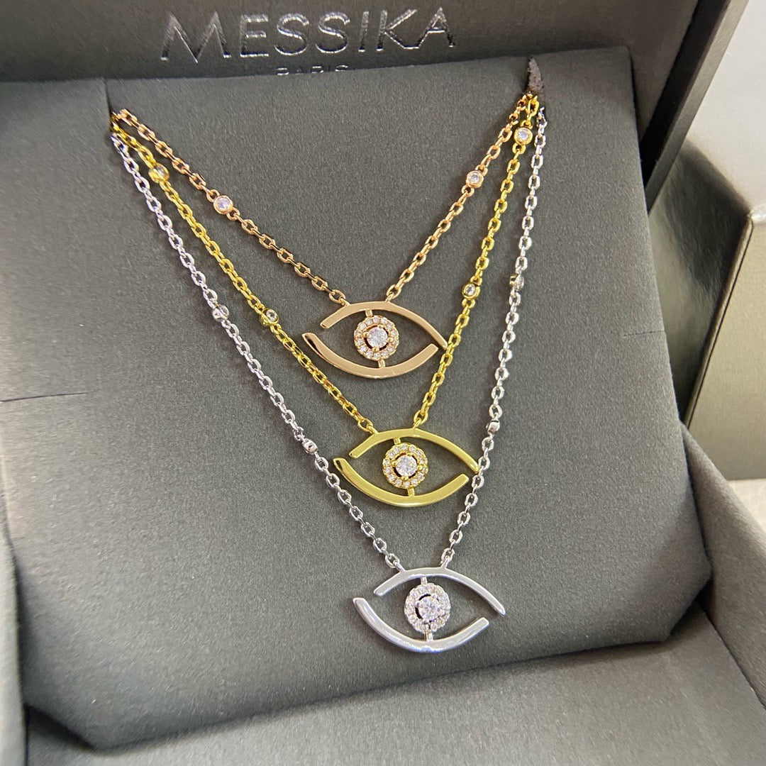 High quality luxury pure silver S925 necklace {with logo} Free Shipping