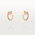 CCJUSTE EARRINGS 12.75MM PINK GOLD DIAMOND