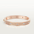 [✨CC💎]LOVE BRACELET 6.1MM DIAMOND-PAVED 10 BIG DIAMONDS  18k gold plating - does not fade - non-allergenic