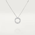 CC LOVE NECKLACE ADJUSTABLE SILVER