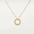 CC LOVE NECKLACE ADJUSTABLE ROSE GOLD