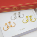 CCJUSTE EARRINGS 12.75MM SILVER DIAMOND