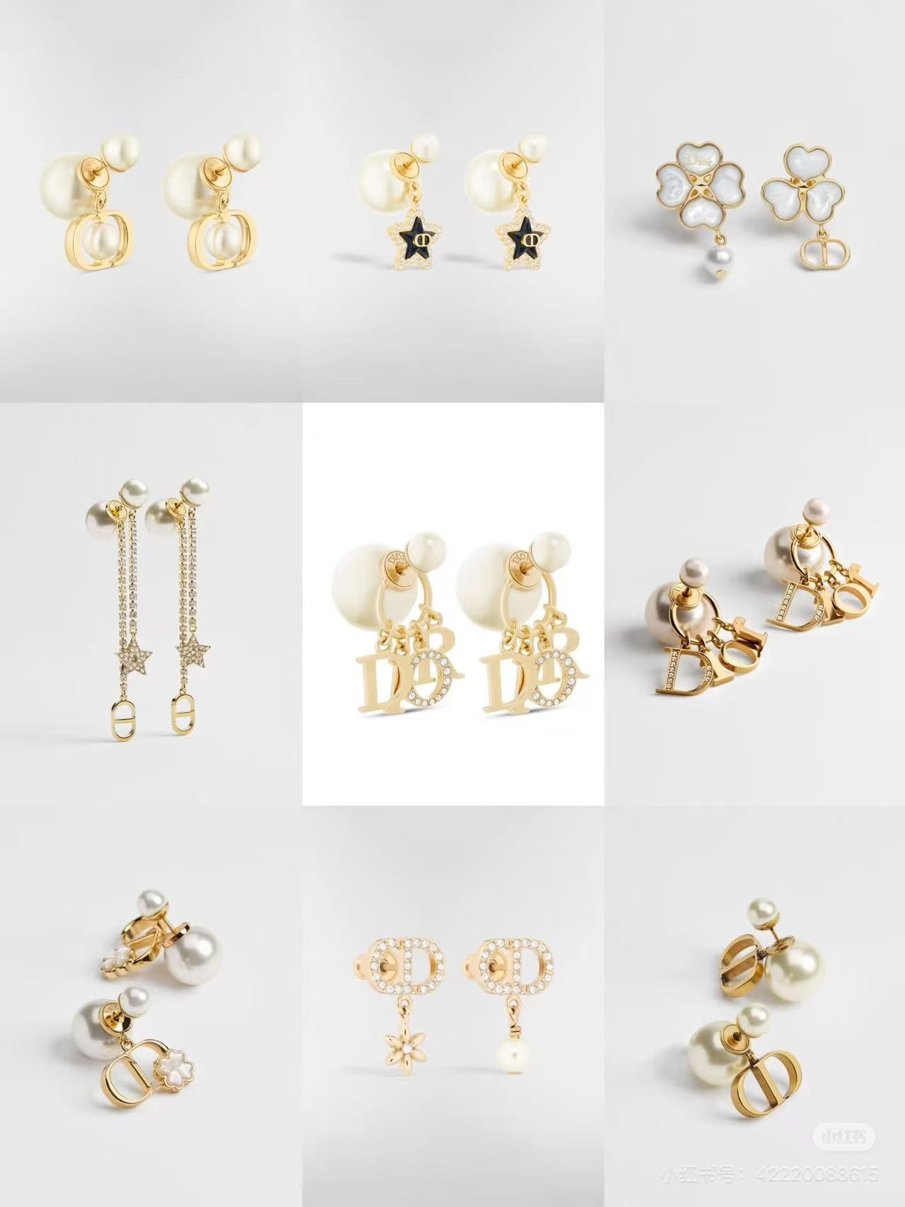 Classic luxury pure silver is S925 earrings {have logo} Free Shipping