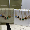 High quality clover luxury pure silver S925 necklace Free Shipping