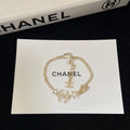 18K CC  -Style Elegant Pendant Bracelet for Women
