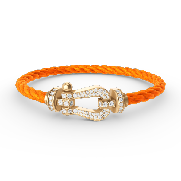 CCjewelry FORCE LARGE HORSESHOE FULL DIAMOND BRACELET GOLD FRED