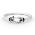 CCjewelry FORCE LARGE HORSESHOE BLACK DIAMOND BRACELET SILVER FRED