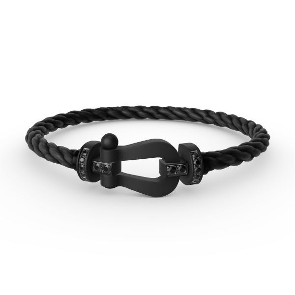 CCjewelry FORCE LARGE SERIES HORSESHOE BLACK SAMURAI BRACELET FRED
