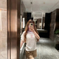 Chanel Sweater Short-Sleeve Top