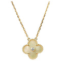 [✨CC💎]CLOVER 15MM DIAMOND GOLD MOTHER OF PEARL NECKLACE