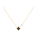 LOUIS VUITTON STAR BLACK MOP NECKLACE