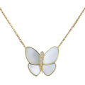 [✨CC💎]BUTTERFLY GOLD MOP DIAMOND NECKLACE