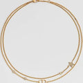 Dior Double Chain Star Necklace