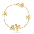[CC jewelry]FRIVOLE GOLD 5 FLOWERS BRACELET