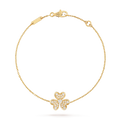 [CC jewelry]FRIVOLE GOLD FLOWER DIAMOND BRACELET