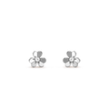[✨CC💎]FRIVOLE MINI SILVER FLOWER EARRINGS