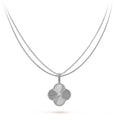[✨CC💎]CLOVER 25MM SILVER BIG CLOVER NECKLACE