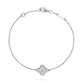 [CC jewelry]CLOVER  SINGLE FLOWER BRACELET SILVER