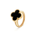 [✨CC💎]CLOVER ONYX RING