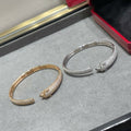[✨CC💎]PANTHERE FULL DIAMOND OPEN BRACELET 18k gold plating - does not fade - non-allergenic