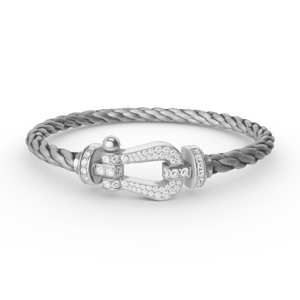 CCjewelry FORCE LARGE HORSESHOE FULL DIAMOND BRACELET SILVER FRED