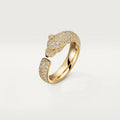 [✨CC💎]PANTHERE PINK GOLD DIAMOND RING
