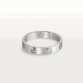 [✨CC💎]LOVE RING 4MM 1 DIAMOND SILVER