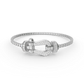CCjewelry FORCE  LARGE HORSESHOE FULL DIAMOND TENNIS BRACELET FRED
